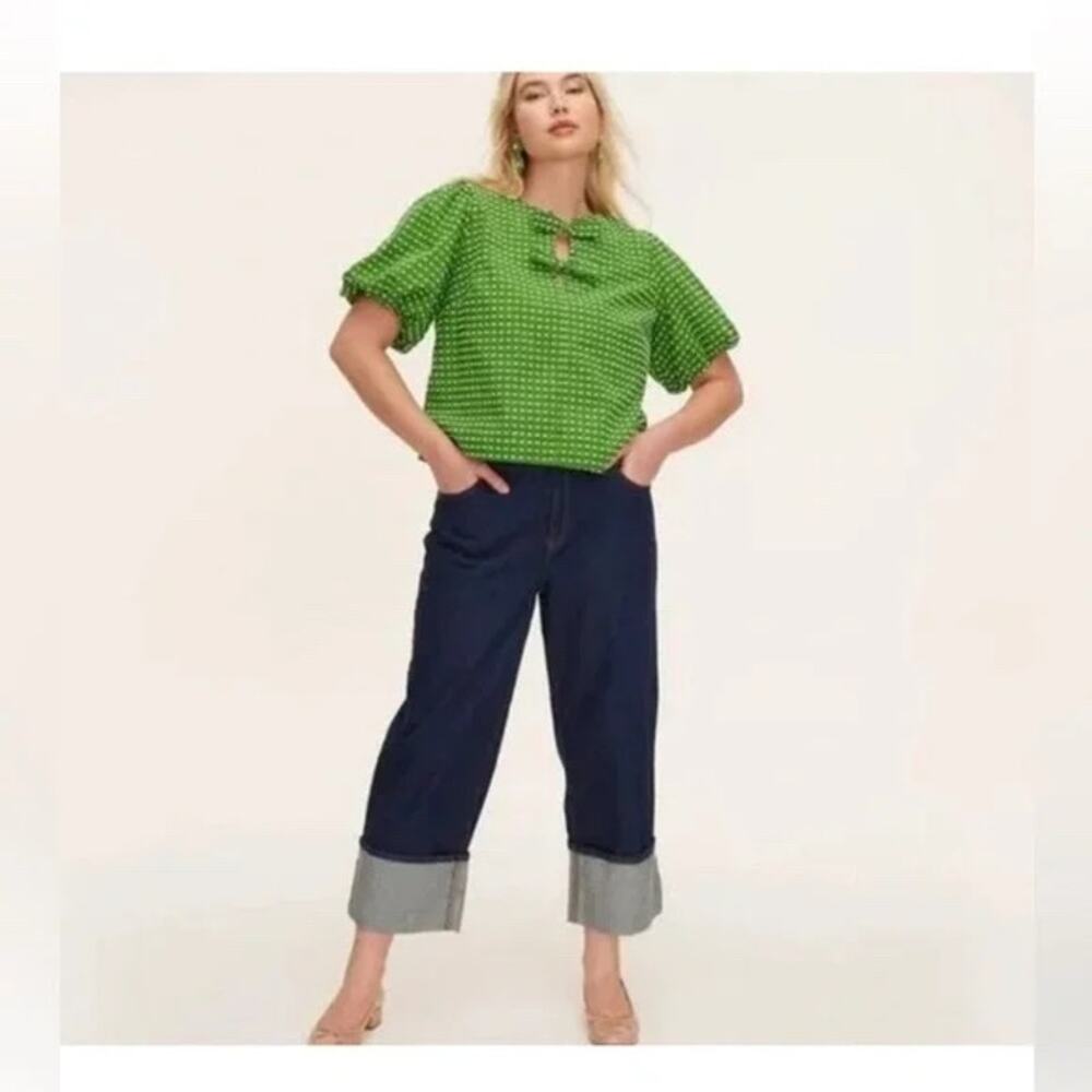 Kate Spade X Target NWT High Rise Straight Leg Wide Cuff Size 16